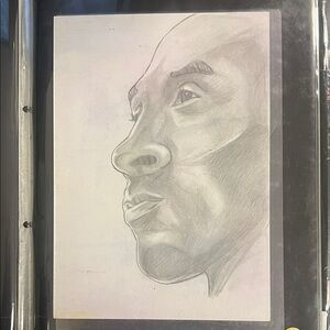 Kobe Bean Bryant Portrait Sketch
